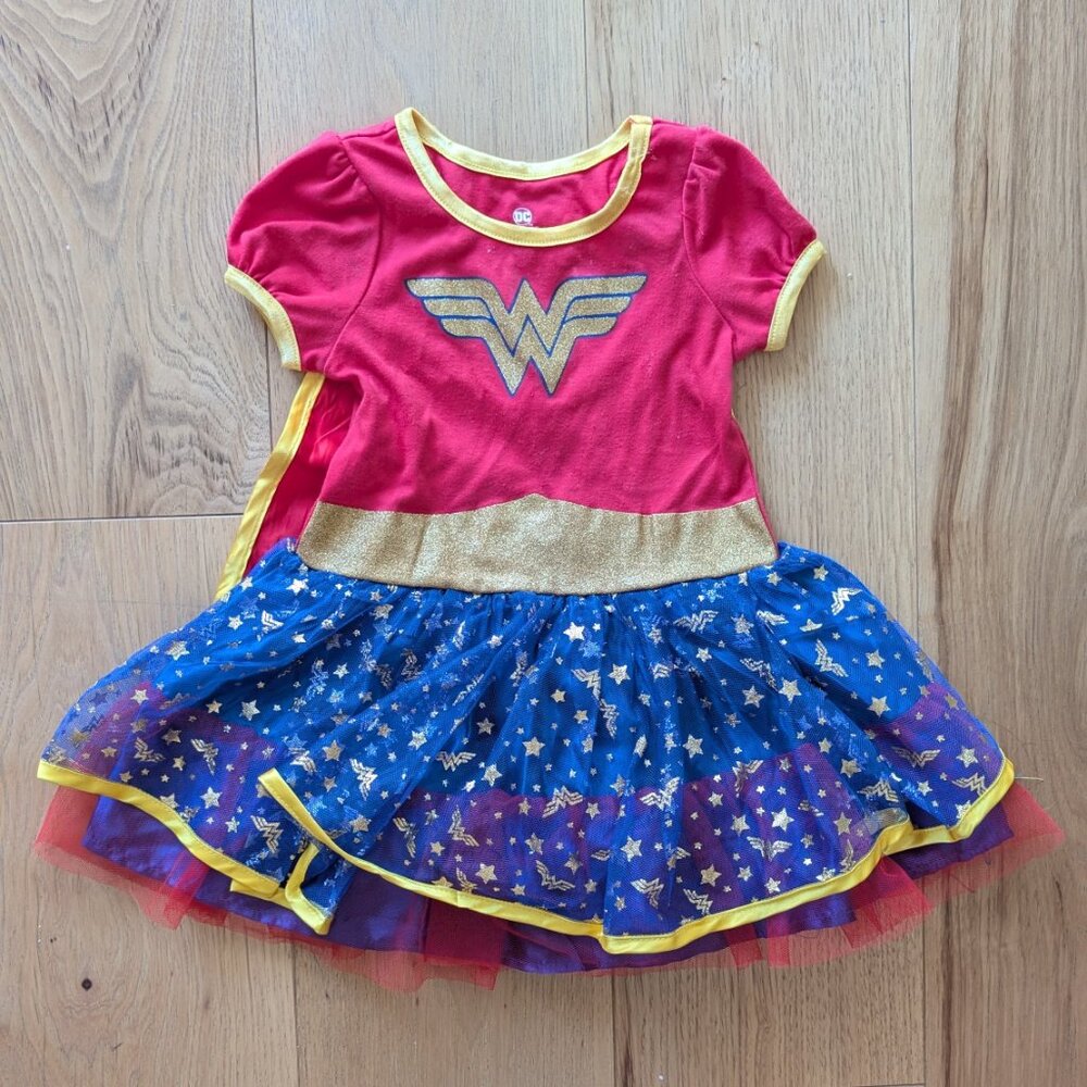 DC Comics Red and Blue Wonder Woman Tutu Dress